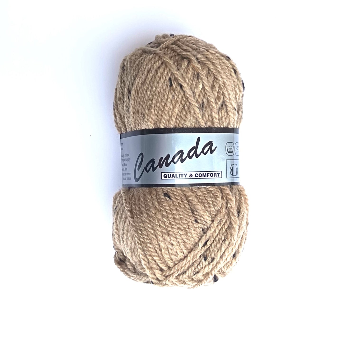 Canada - 61% acrylique 35% laine 4 % viscose