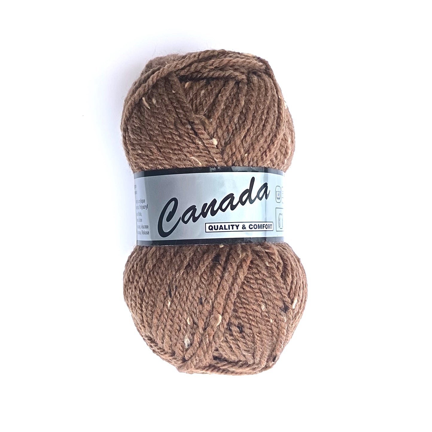 Canada - 61% acrylique 35% laine 4 % viscose