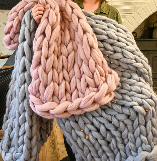 Samedi 18 Octobre - 10h00 à 11h30 - Atelier Créatif – Plaid XXL en Laine Mérinos